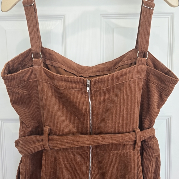 Lulu's Rust Jumpsuit with Tie Waist Curdoury - Picture 10 of 14